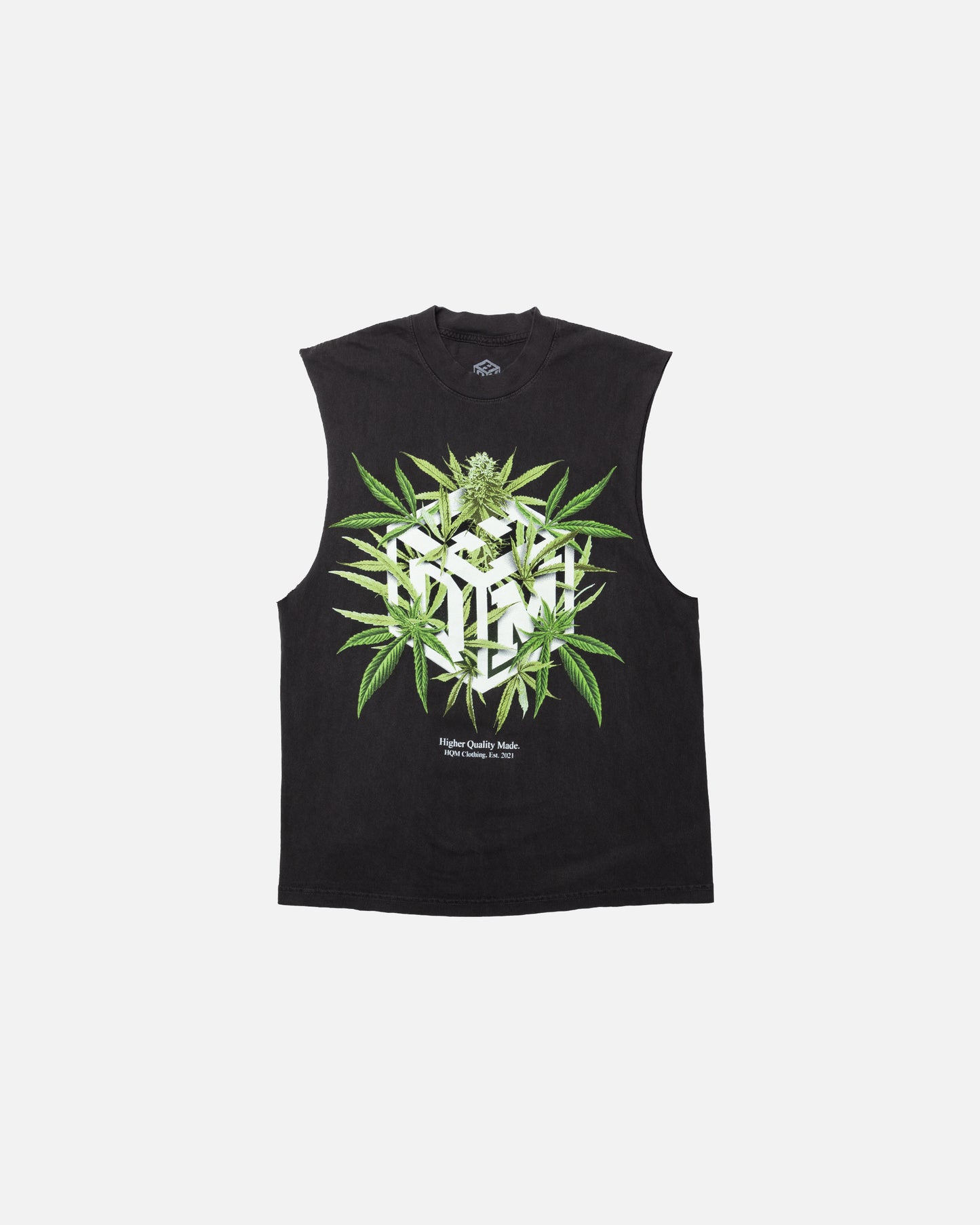 Flower Cut off T shirt